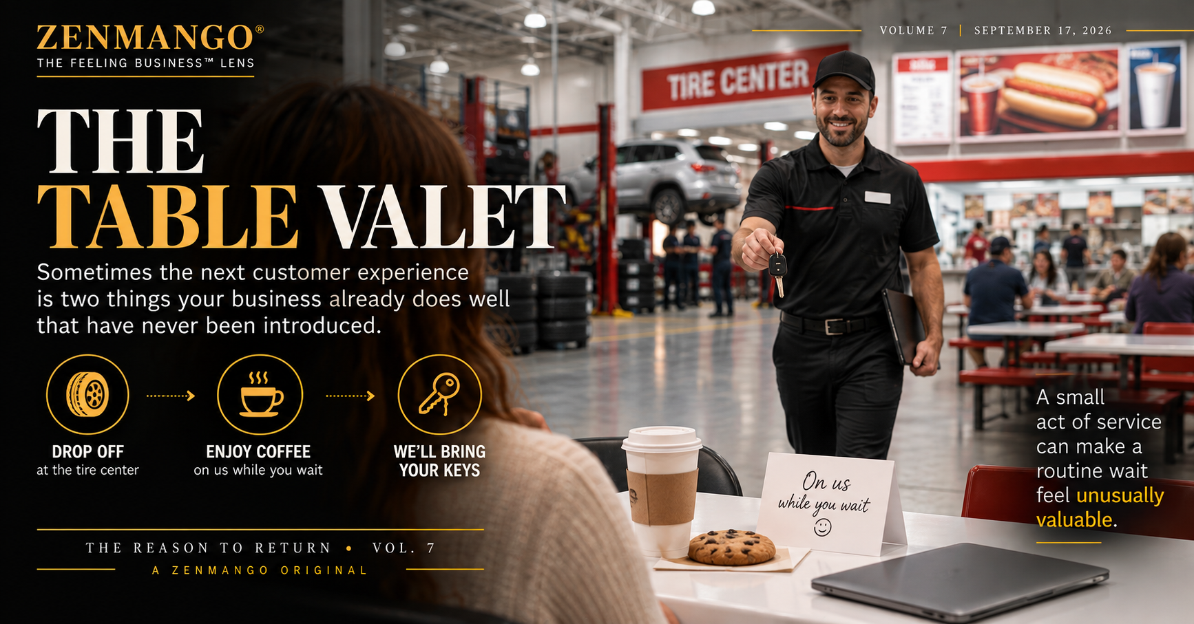 The Reason to Return, Volume 7: The Table Valet, the Costco opportunity