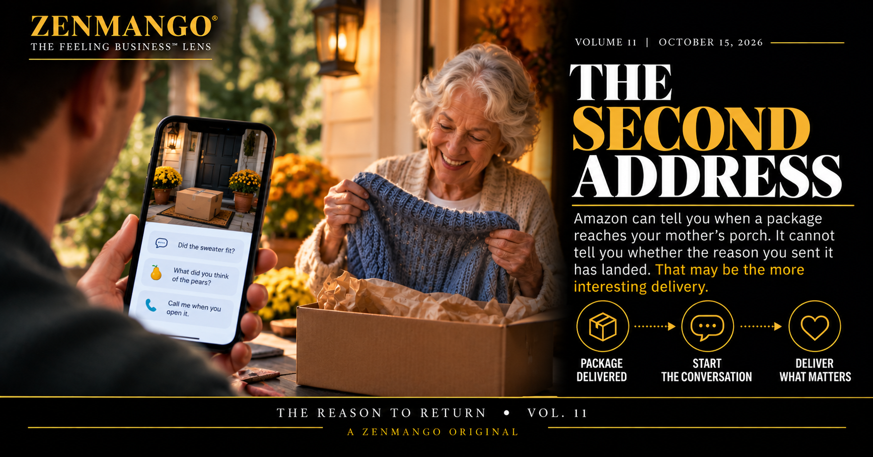The Reason to Return, Volume 11: The Second Address, the Amazon opportunity